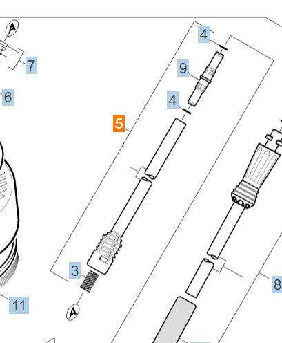 Kärcher T-Racer T300 Skaft Nedre