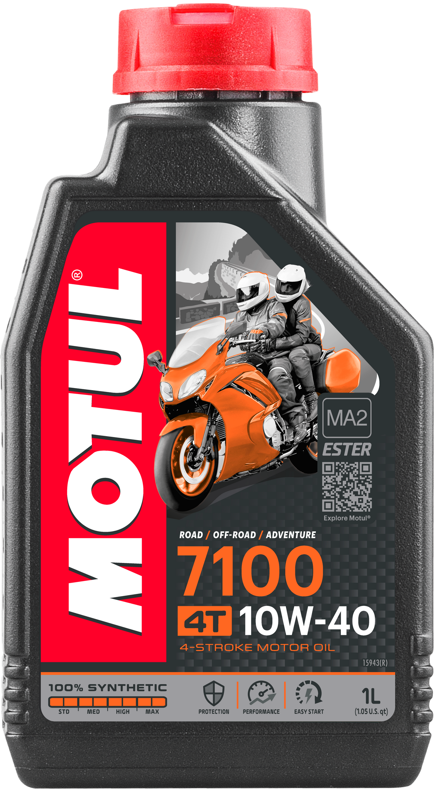 Motul 7100 4T 10W-40, 1 liter