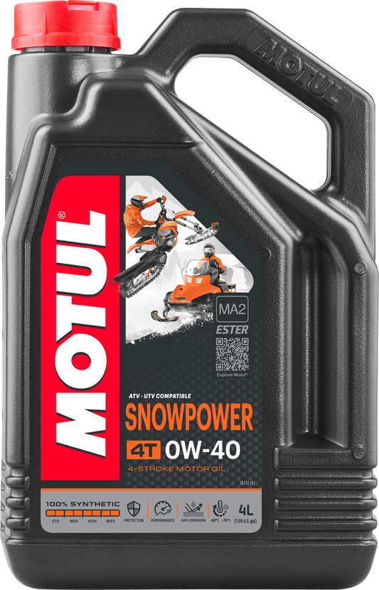 Motul Snowpower 4T 0W-40, 4 liter