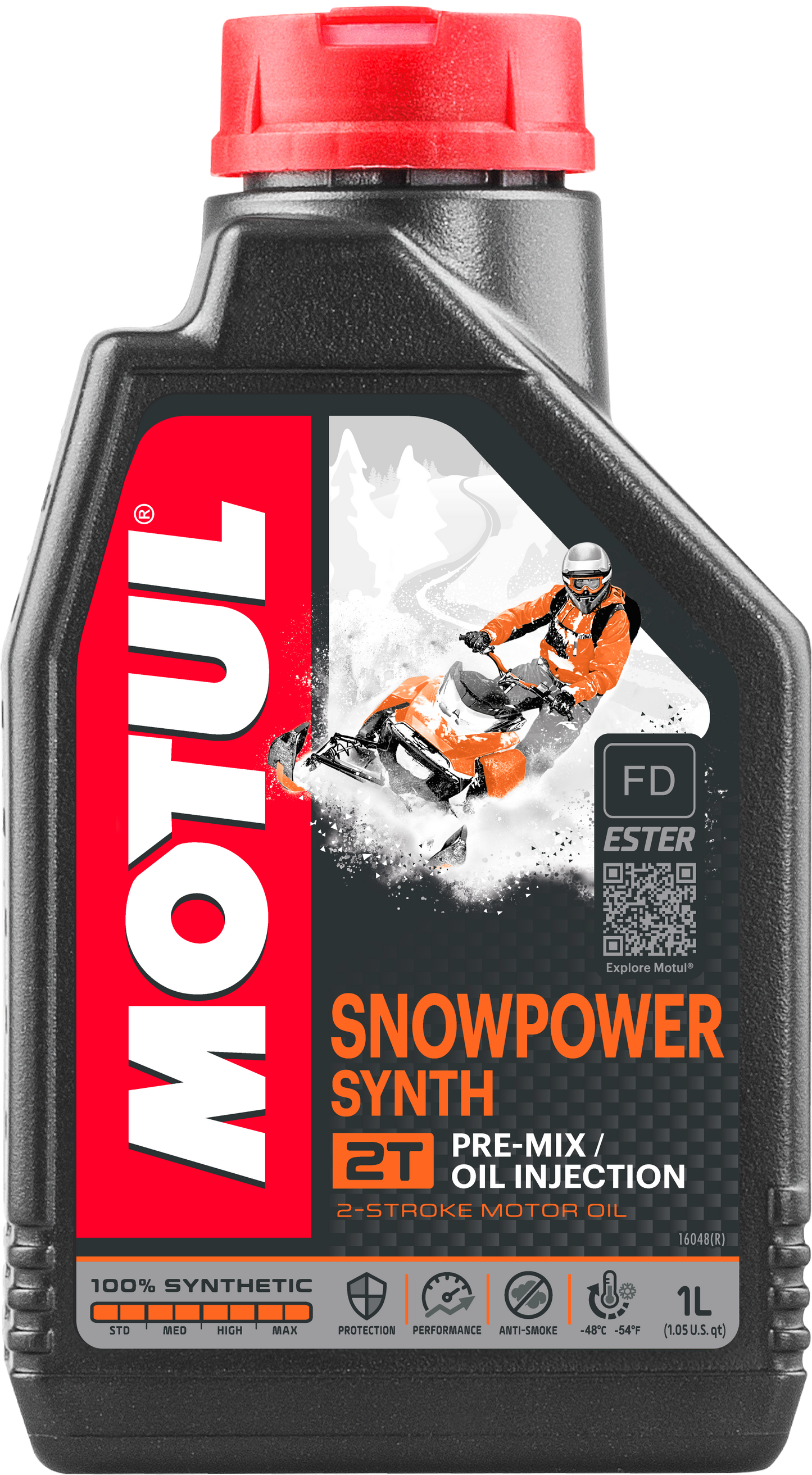 Motul Snowpower Synth 2T, 1 liter