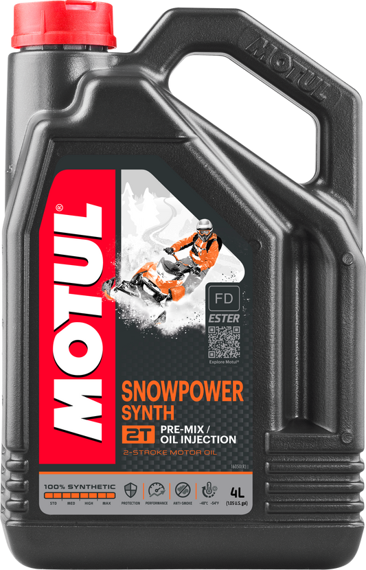 Motul Snowpower Synth 2T, 4 liter
