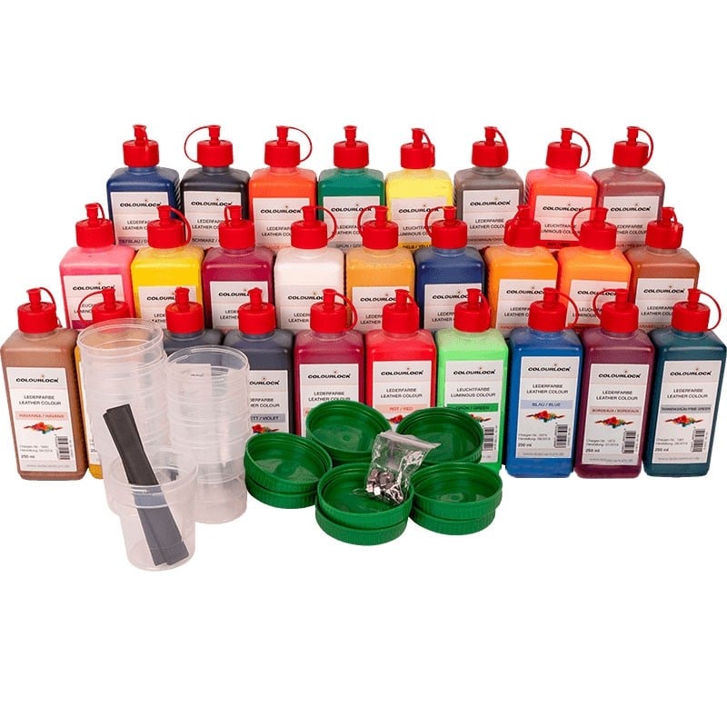 Läderfärg Kit Colourlock 27-pack Kit, 250ml