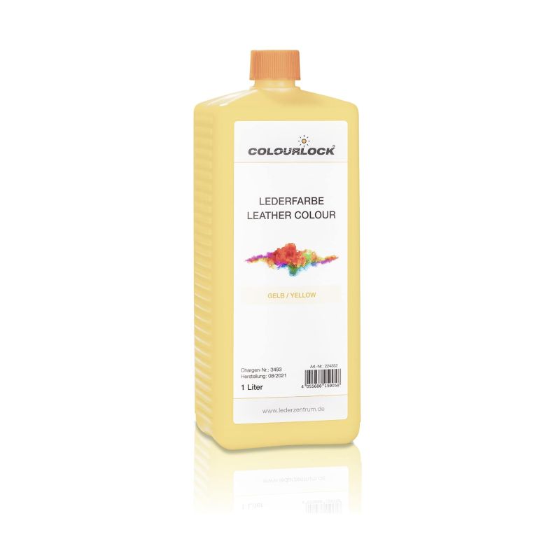 Colourlock Leather Colour Yellow, 1 liter