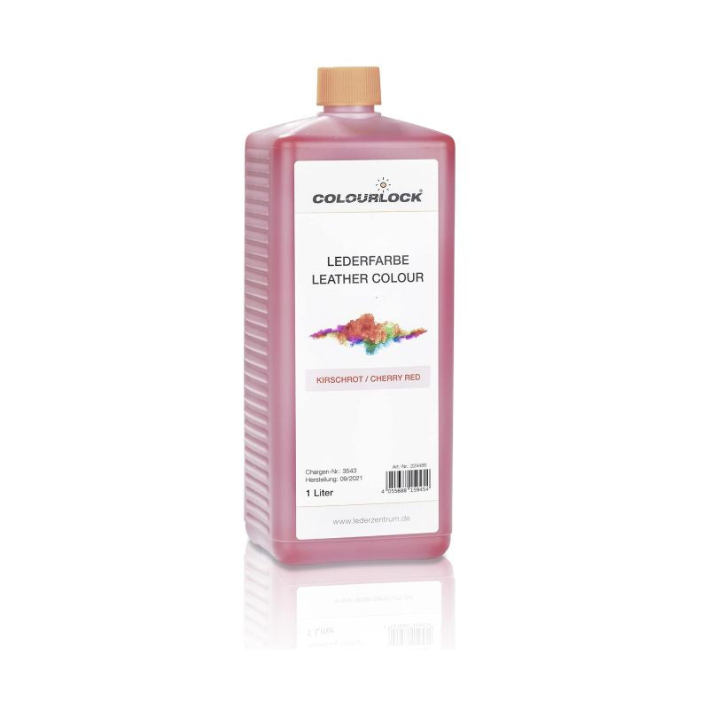 Colourlock Leather Colour CherryRed, 1 liter