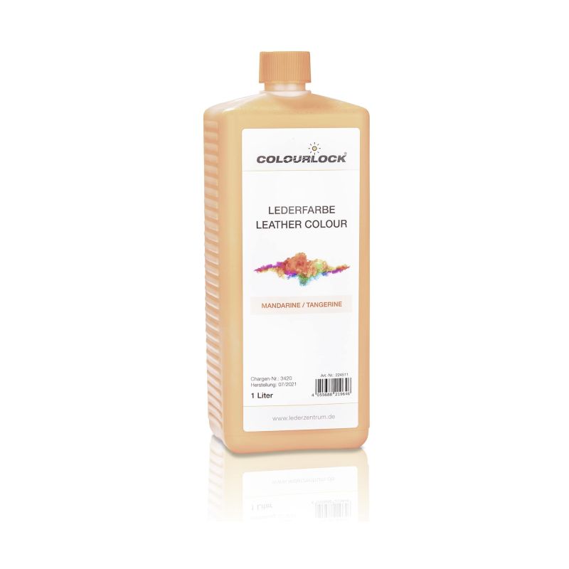 Colourlock Leather Colour Tangerine, 1 liter