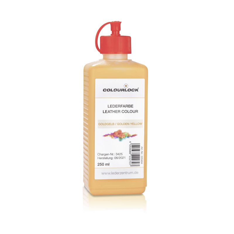 Colourlock Leather Colour Golden Yellow, 250ml