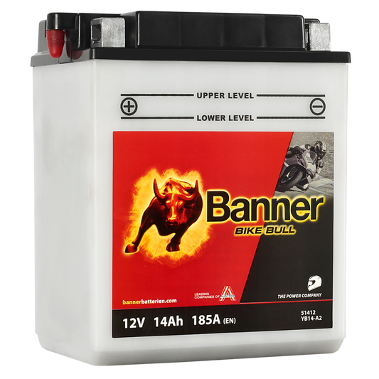 Batteri Banner Bike Bull YB14-A2 51412 MS.