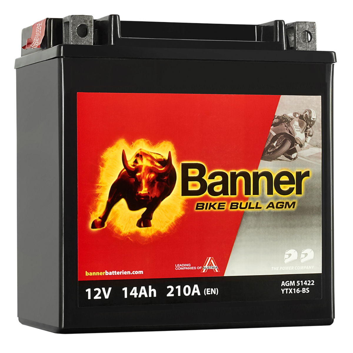 Banner Bike Bull YTX16-BS 51422 AGM