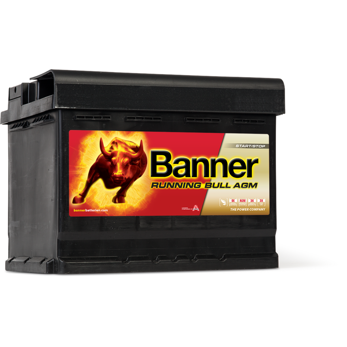 Bilbatteri Banner Running Bull AGM 12V 60Ah 56001