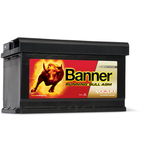 Bilbatteri Banner Running Bull AGM 12V 80Ah 58001