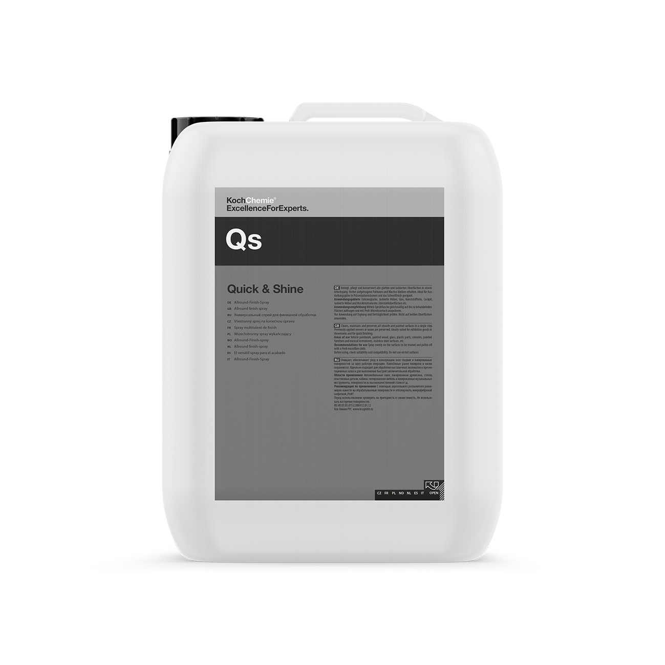 Quick detailer snabbvax - Koch-Chemie Quick & Shine Allround Finish Spray Daimler, 10 liter