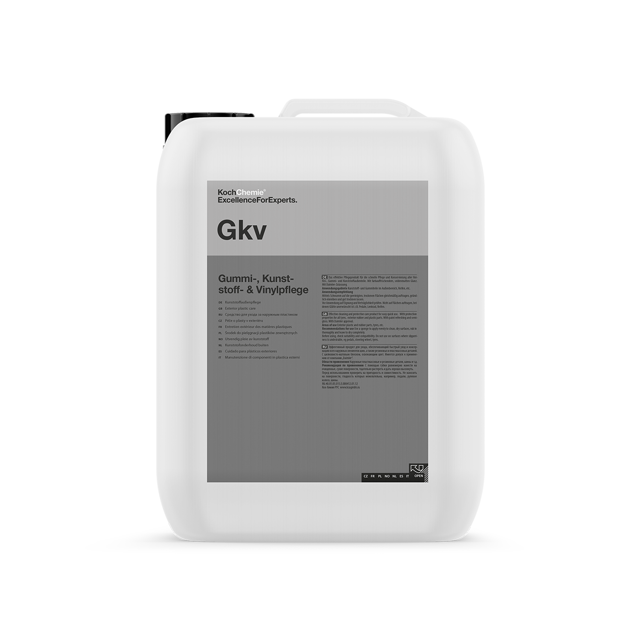 Plastbehandling Koch-Chemie Semiglossy Exterior Plastic & Vinyl Care, 10 liter