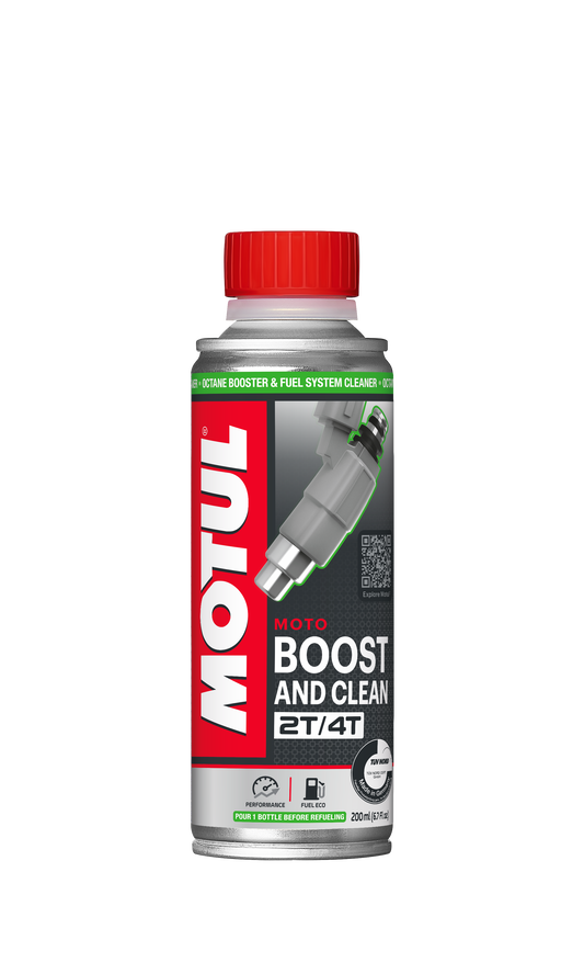 Motul Boost & Clean Moto, 200ml