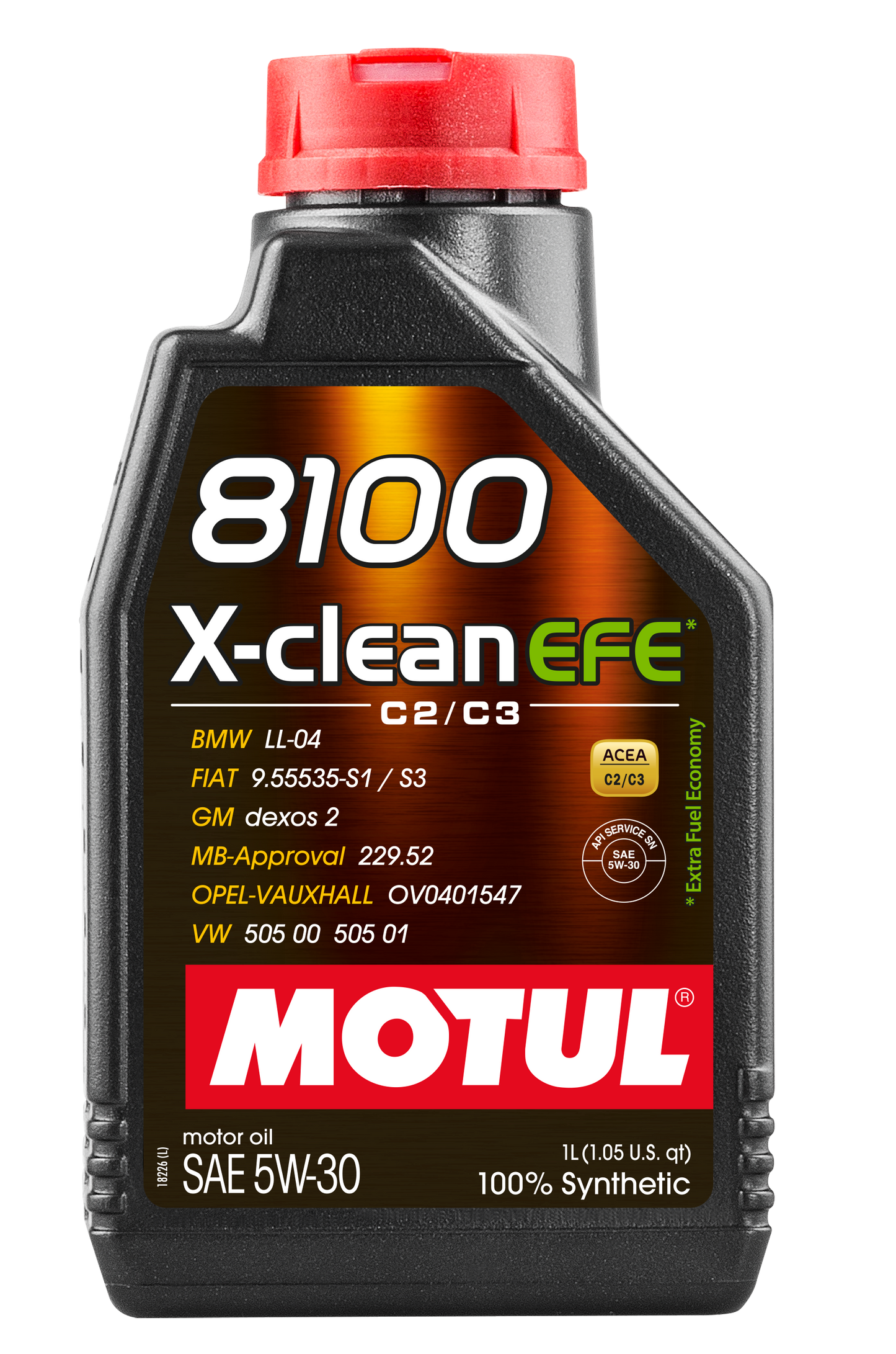 Motul 8100 X-CLEAN EFE 5W-30, 1 liter