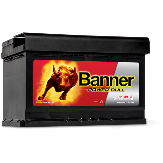 Fordonsbatteri Banner Power Bull 12V 74Ah P7412