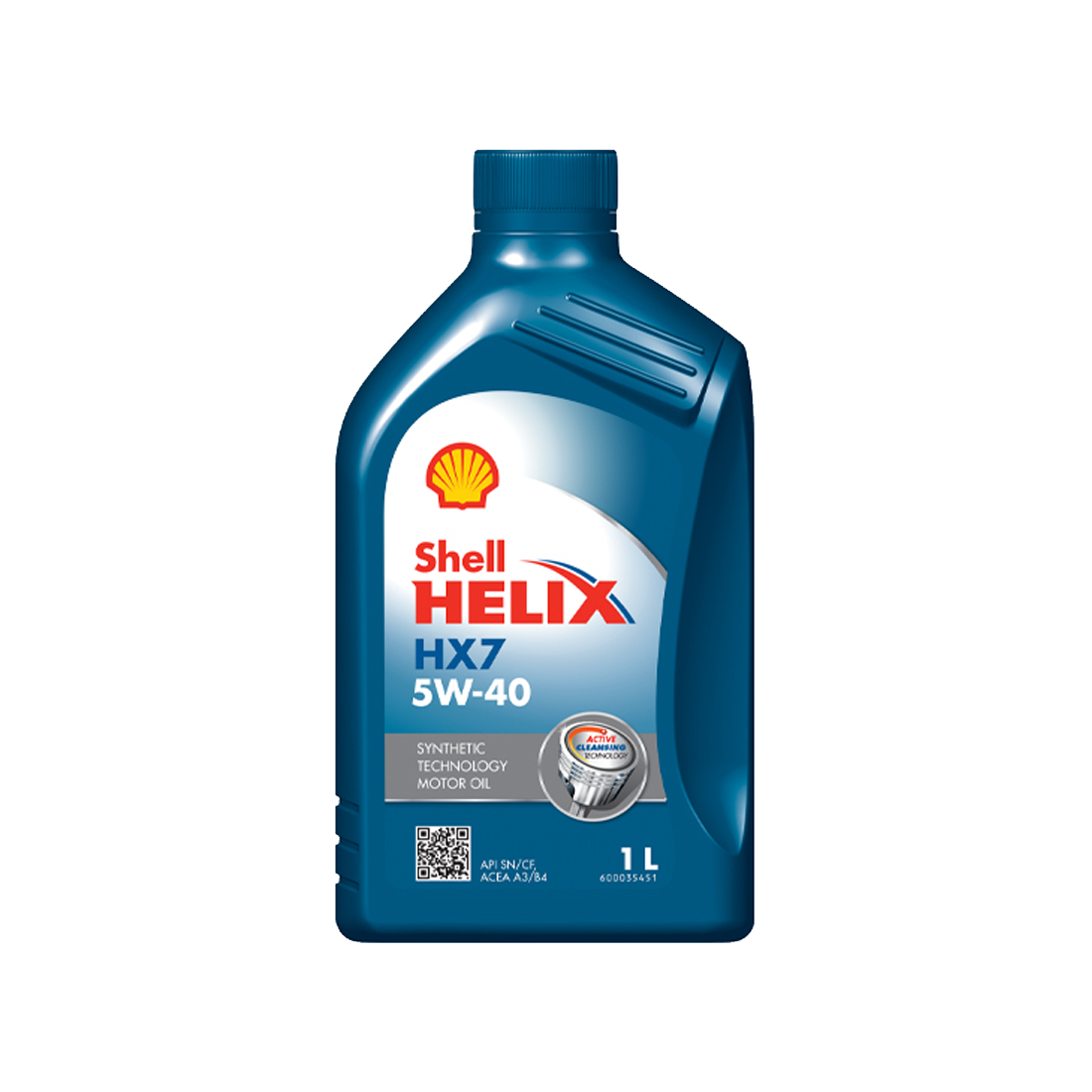 Delsyntetiskolja Shell Helix HX7 5W-40, 1L