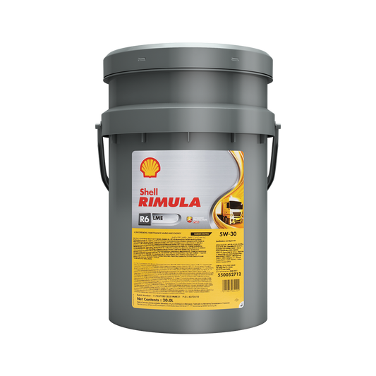 Syntetisk Diselmotorolja Shell Rimula R6 LME 5W-30, 20L