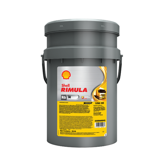 Syntetisk Dieselmotorolja Shell Rimula R6 M 10W-40, 20L