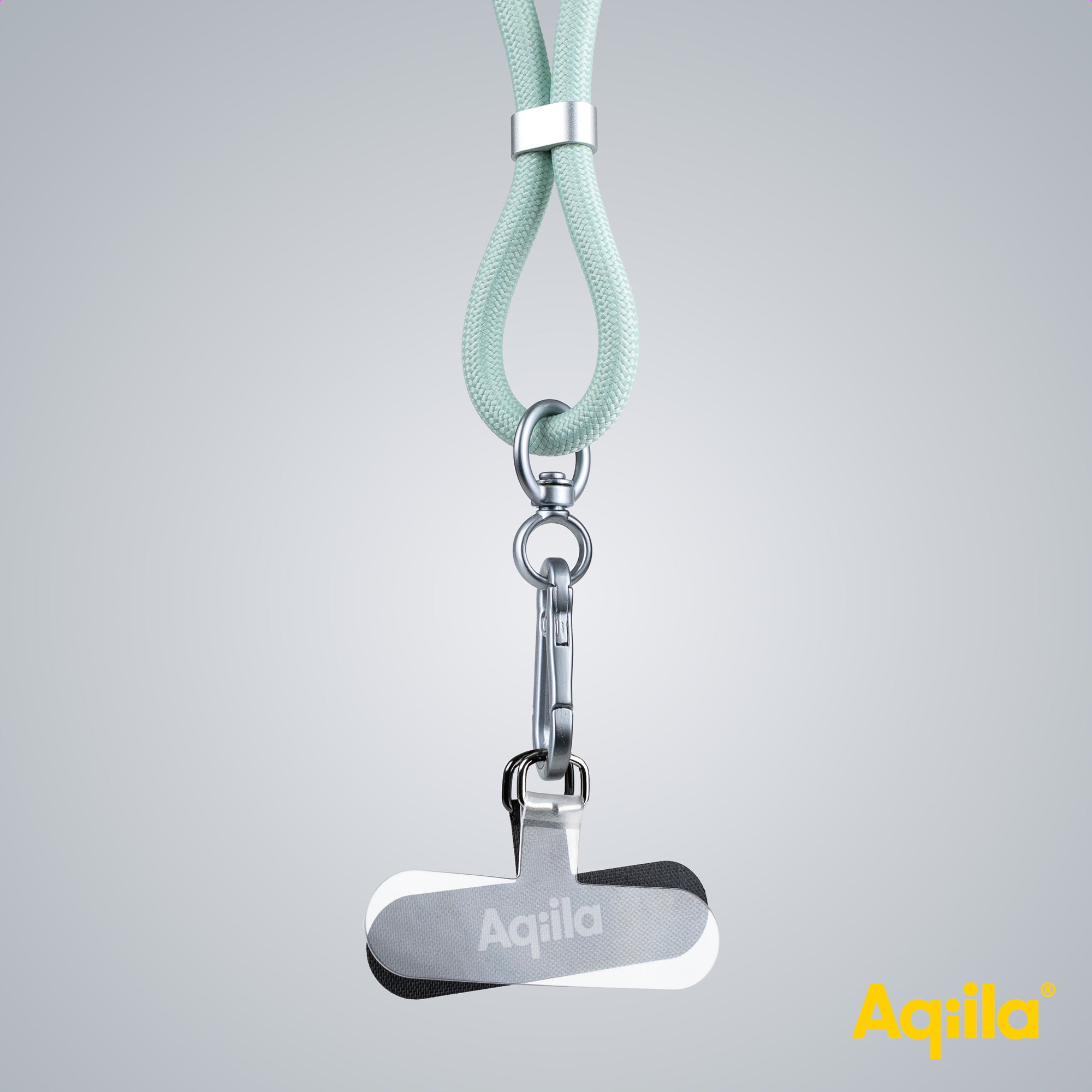 Aqiila halsrem med USB-C till USB-C-kabel grön
