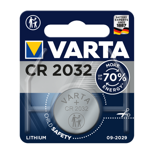 Knappcellbatteri Varta Lithium CR2032 3v