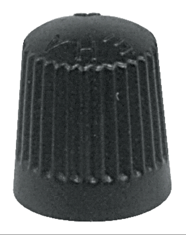 Ventilhatt PVC Svart, 100st
