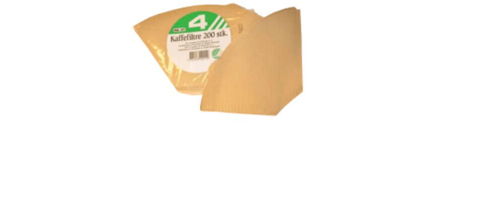 WURTH KAFFEFILTER, 1X4 OBLEKT 200ST