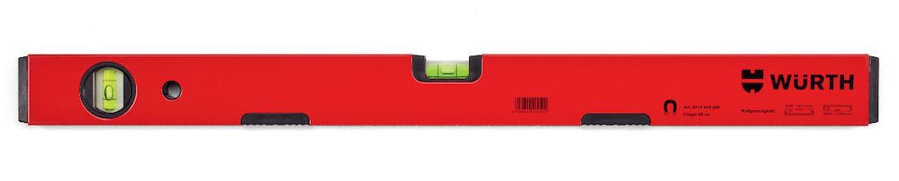 WURTH VATTENPASS ALU M/MAGNET 120 CM