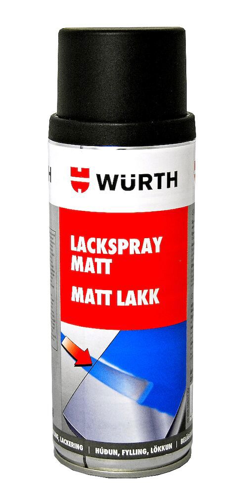 WURTH LACKSPRAY MATT SVART 400 ML