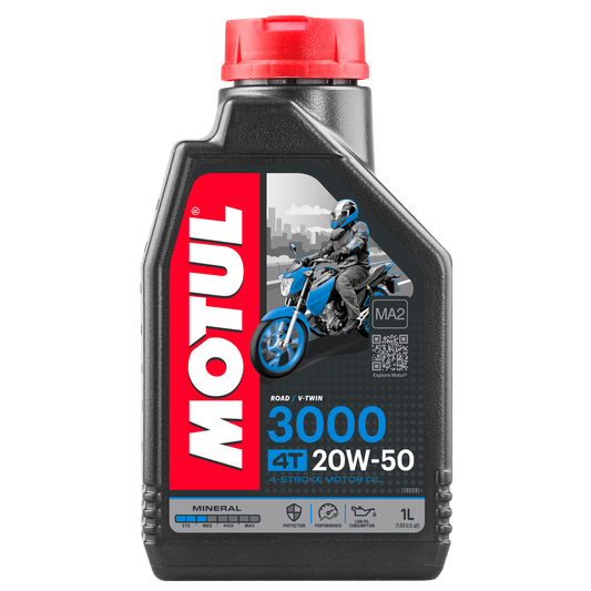 Motul 3000 4T 20W-50, 1 liter