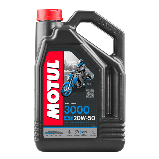 Motul 3000 4T 20W-50, 4 liter