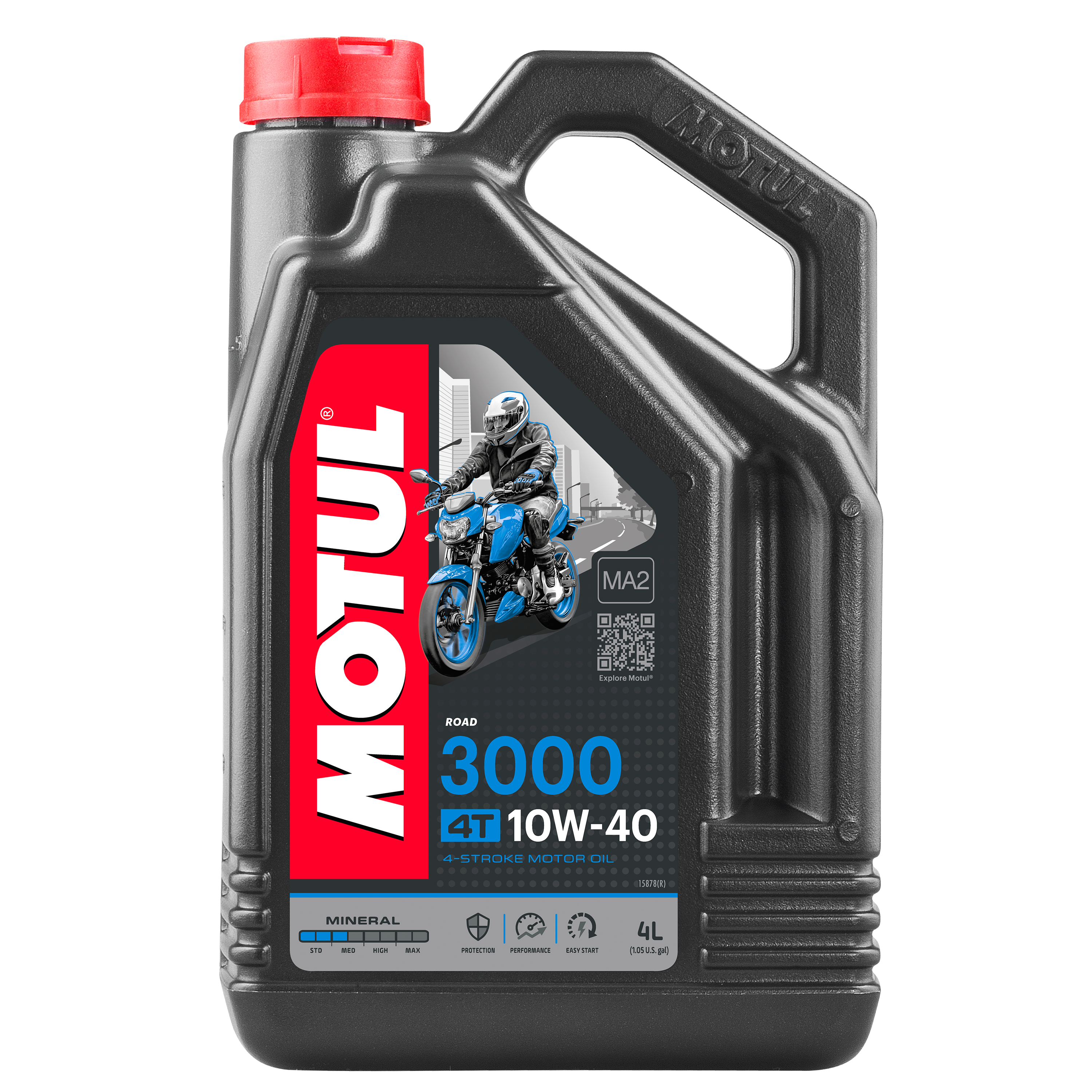 Motul 3000 4T 10W-40, 4 liter