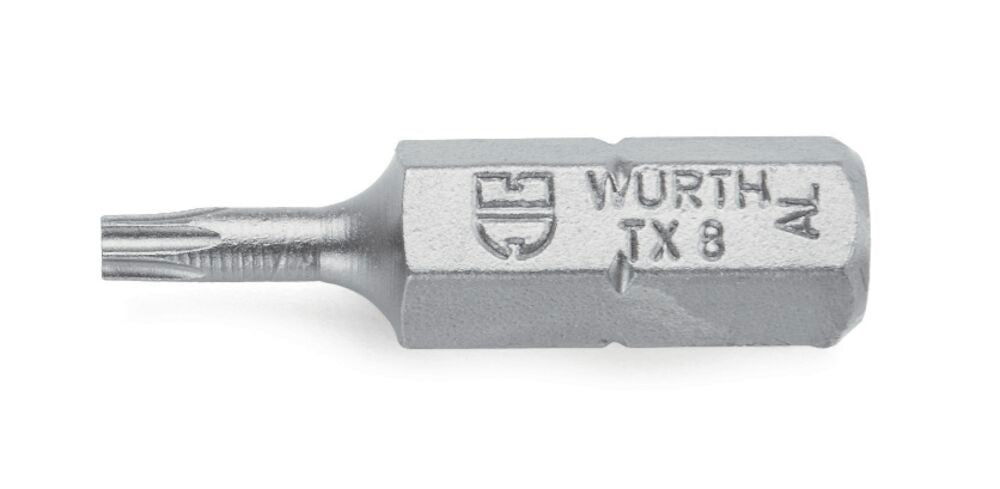 WURTH BITS 1/4" TX20 M. HÅL 25MM