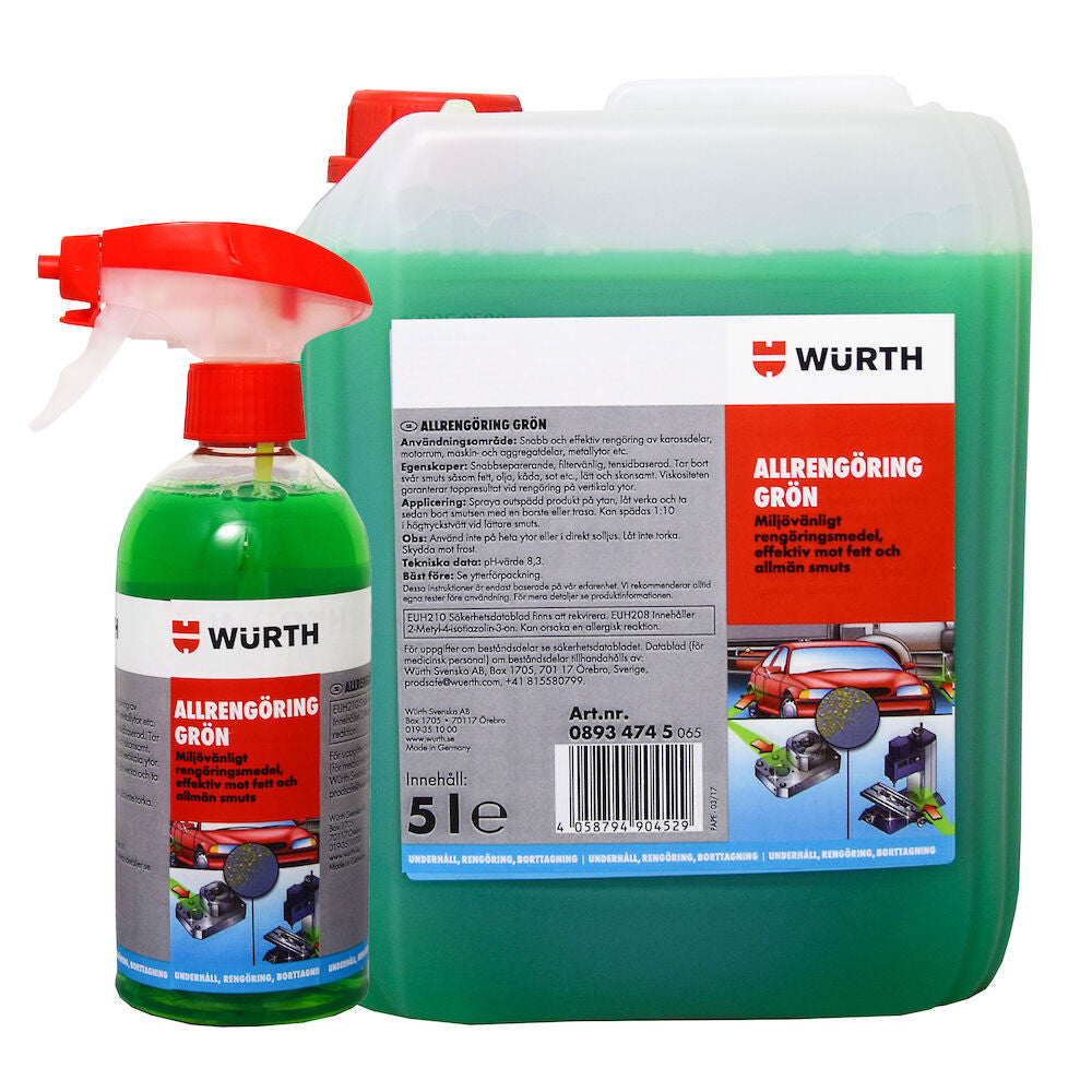 WURTH ALLRENGÖRING GRÖN 5 L