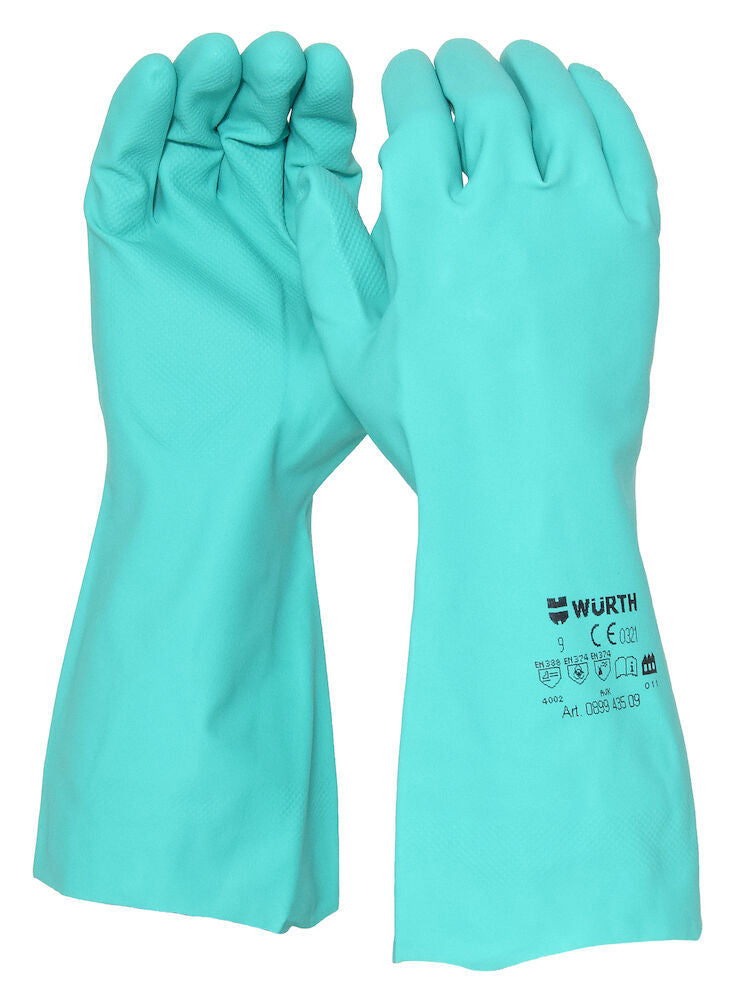 WURTH NITRILHANDSKE 33CM STL 9