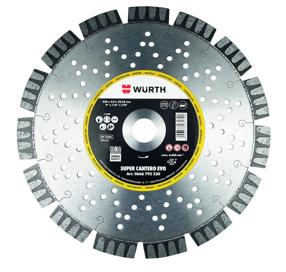 WURTH DIAMANTKAPSKIVA 22,23XD180