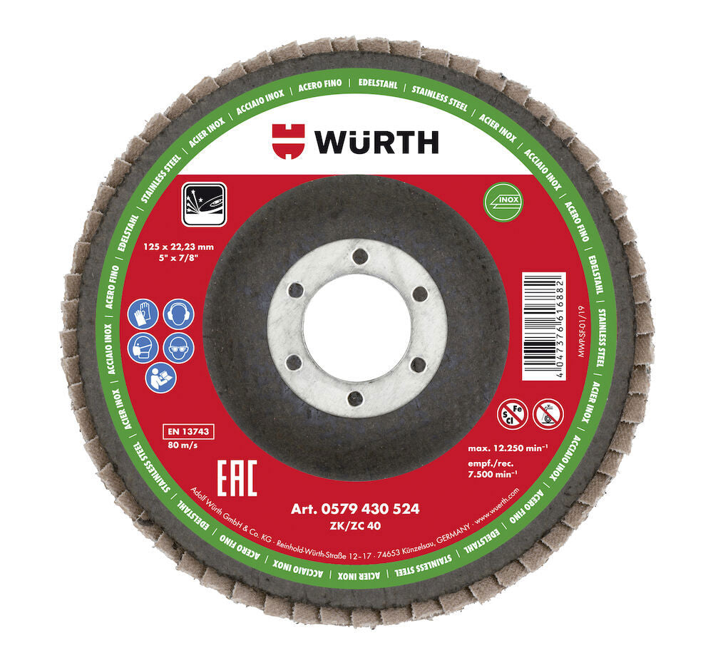 WURTH LAMELLRONDELL KONISK K40 125
