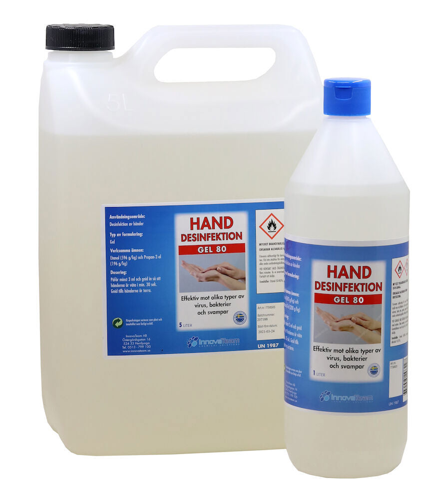 WURTH HANDDESINFEKTION GEL 80 1 L