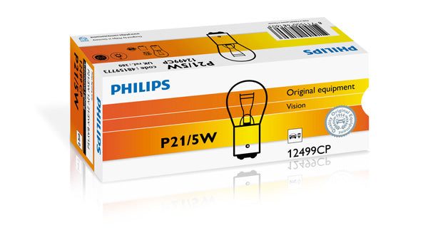 Philips Vision P21/5W, 12V BAY15d, 1st
