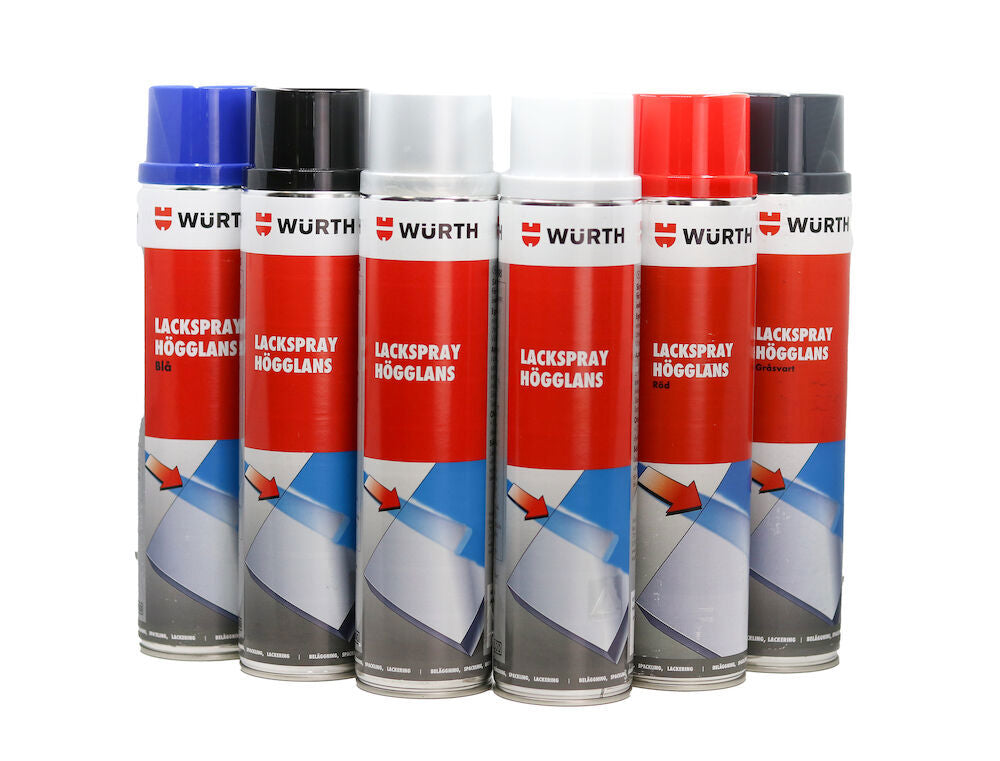 WURTH LACKSPRAY HÖGGL GRÅSV. 600 ML