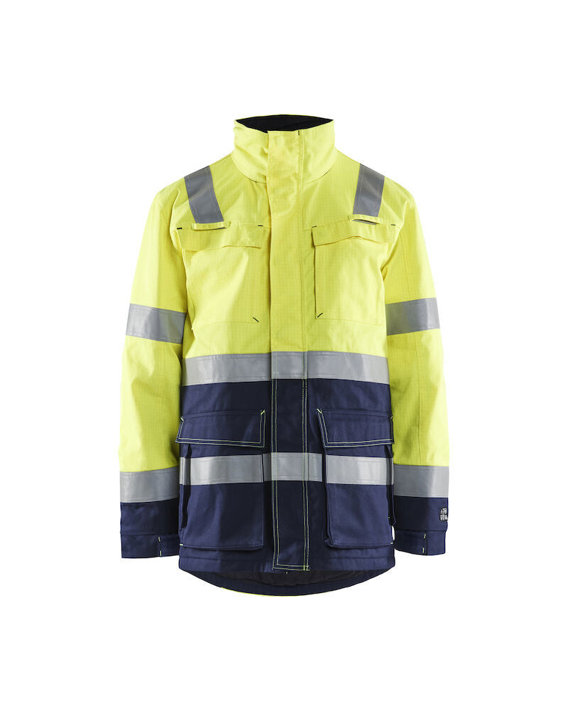 WURTH VINTERPARKA FR GUL/BLÅ 4XL