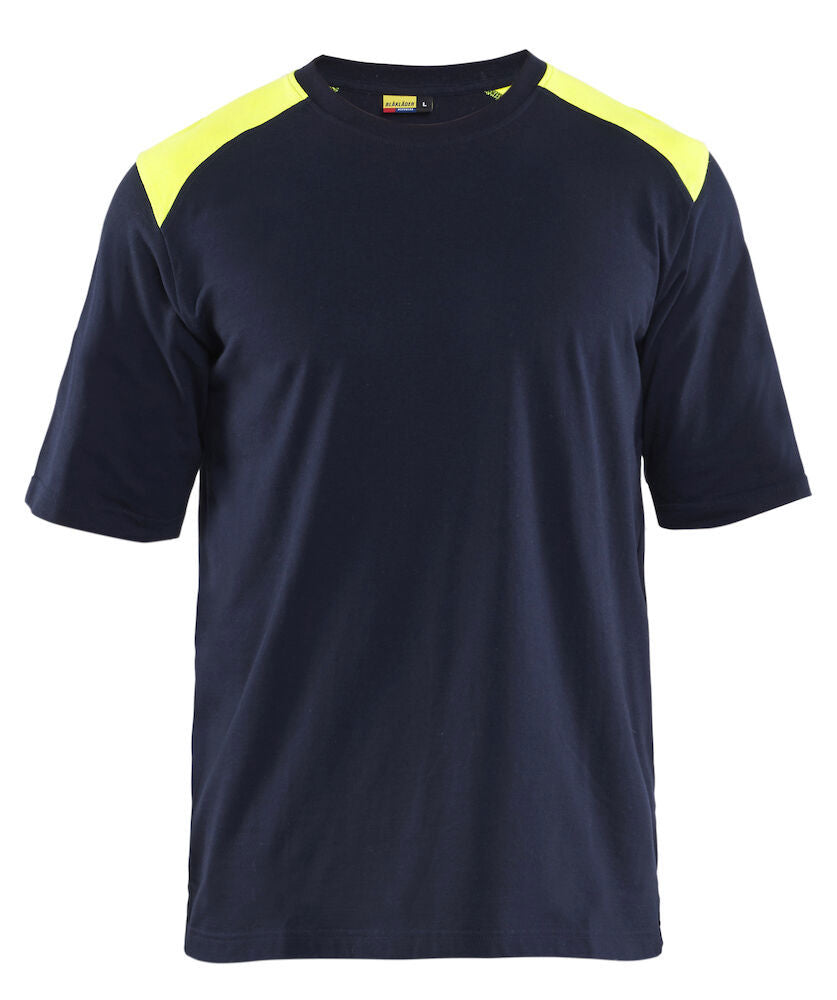 WURTH FLAMSKYDD T-SHIRT MARIN/GUL L