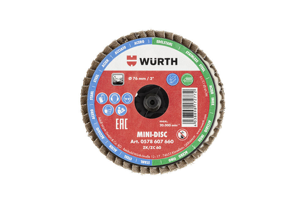 WURTH MINI LAMELL-DISC K120 50MM