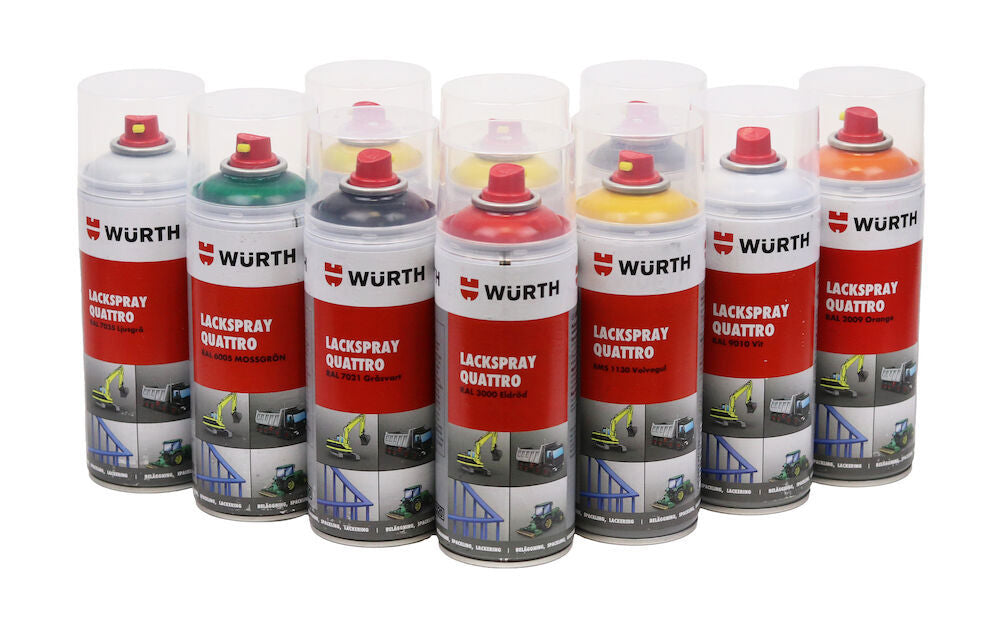 WURTH LACKSP.QUATTRO MOSSGRÖN 400 ML