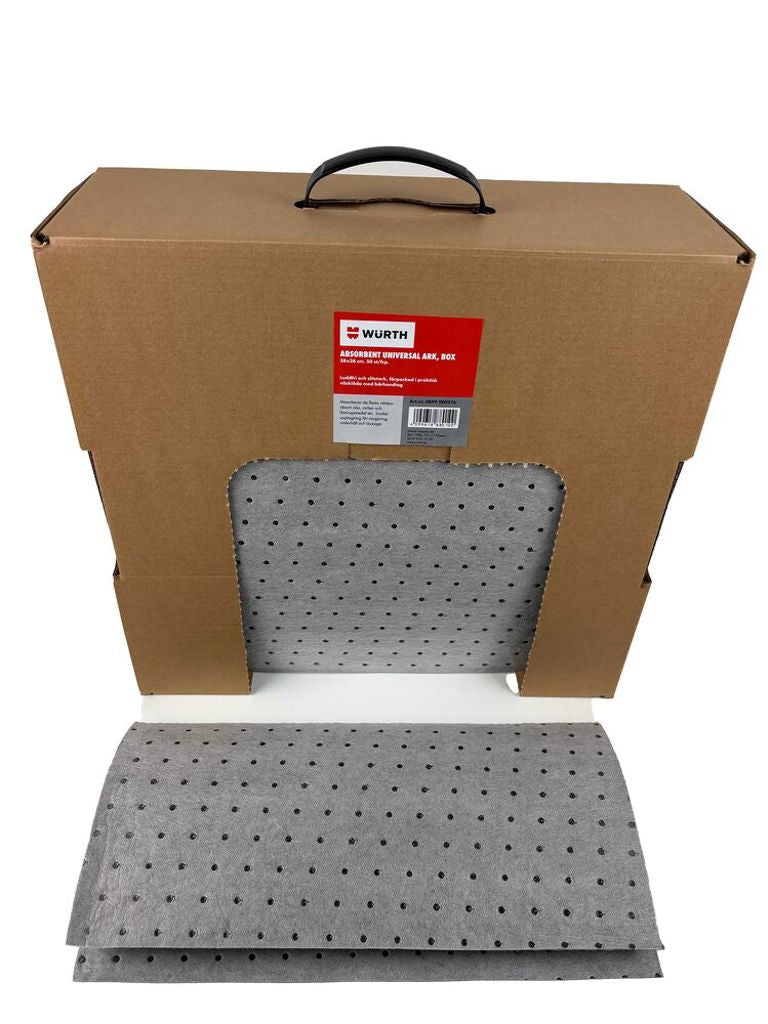 Wurth Absorbent Universal Ark Box, 50 dukar