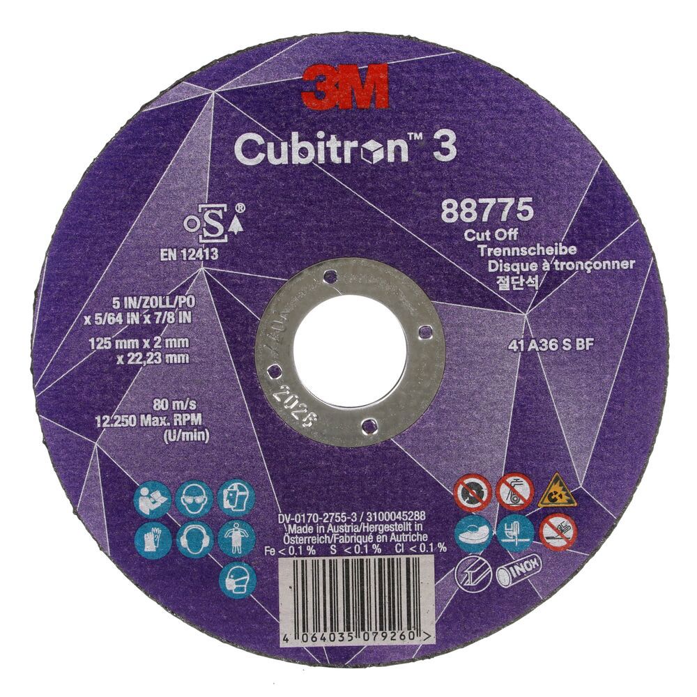 WURTH KAPSKIVA CUBITRON 3 125X2.0MM