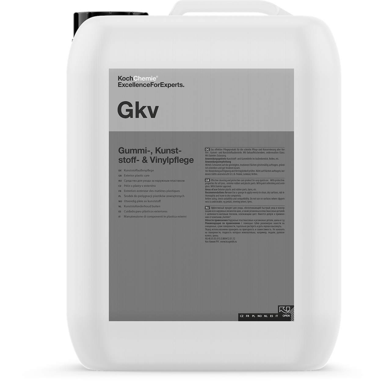 Plast och gummibehandling - Koch-Chemie GKV Exterior Plastic Care, 20L