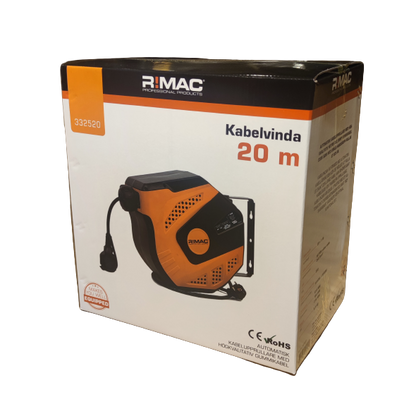 RIMAC Elkabelvinda 230V 2,5mm², 20M