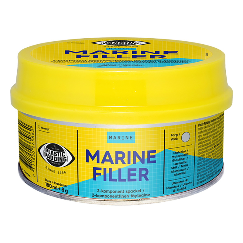 Marine Gelcoat Filler - Plastic Padding Marine Filler, 180ml
