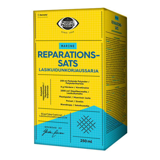 Reparationssats För Båtar / Glasfiberplast - Plastic Padding Reparationssats, 250ml