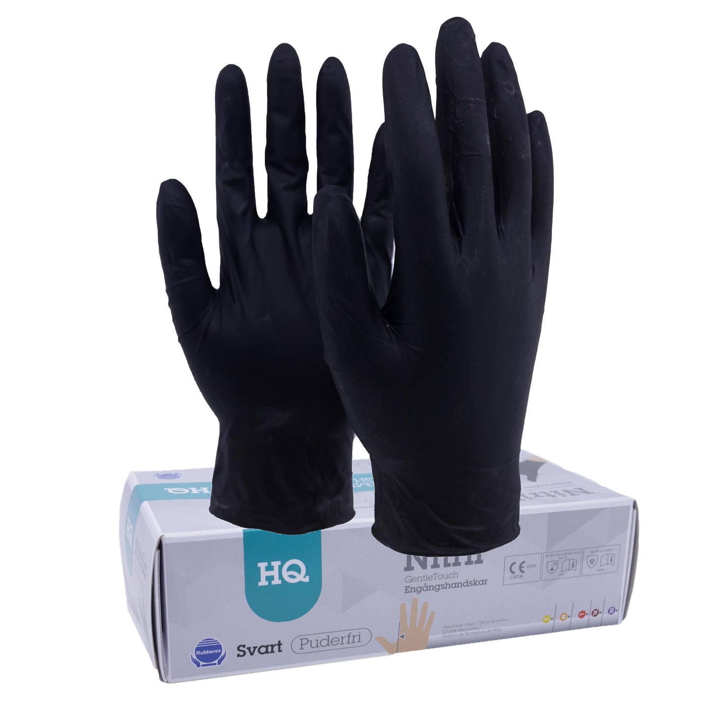 Nitrilhandskar Soft Touch Gentle Touch Black Engångshandske RX-60BLK